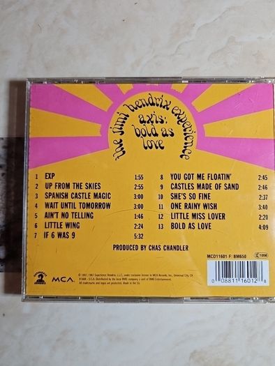Jimi Hendrix CD - Axis: Bold As Love