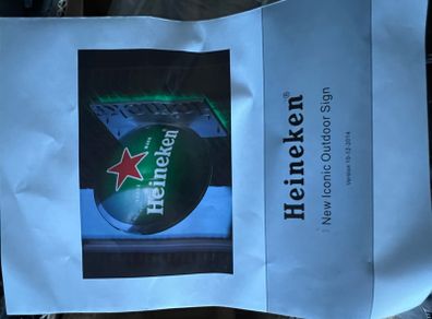 Heineken Bar Sign