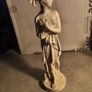 Vintage Alabaster Venus Italica, Handmade in Greece. 8.5 inches Tall x 2.5 inches Wide Image 2