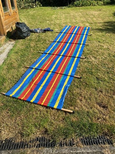 3 cushions & windbreaker for the beach