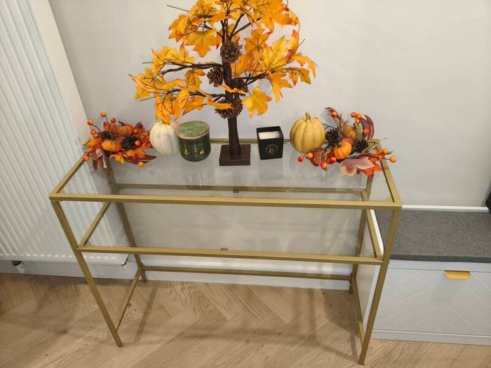 Gold Console Table