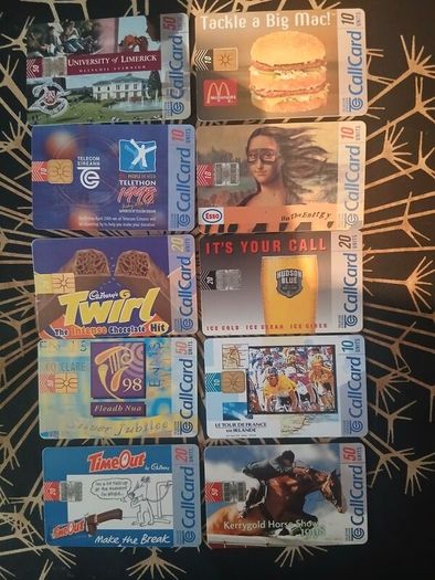 205 different Irish callcards