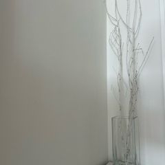 Decorative sparkly white twigs