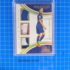 Edinson Cavani Hat trick materials Immaculate Collection /25