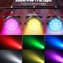 14 LED RGBW par light. Excellent illumination from these LED par lights. Image 2