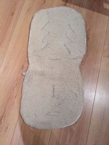 Baby sheepskin car seat liner