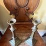 Antique Brass Candlesticks Image 4