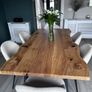 Solid Oak Live Edge Dining Table 171cm Image 3