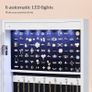 Make-up Cabinet With 6 Leds, Lockable Wall Cabinet With Mirror Image 2