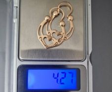 gold earrings 14k