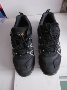 Site Mercury Black Steel Cap Safety Trainers S9 New