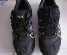 Site Mercury Black Steel Cap Safety Trainers S9 New
