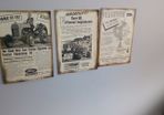 Vintage tractor advertising posters