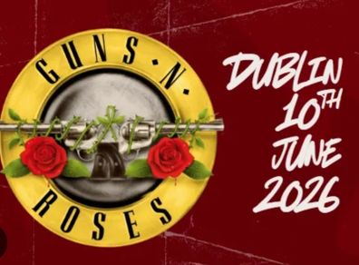 guns n roses ticket. General admission. Ready for transfer on ticketmaster
