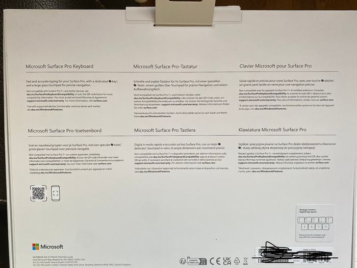 Brand new Microsoft Surface Pro Keyboard