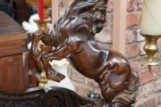 Vintage Rearing Horse Sculpture