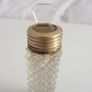 Sterling silver cut glass perfume bottle, 1938 Birmingham Image 3