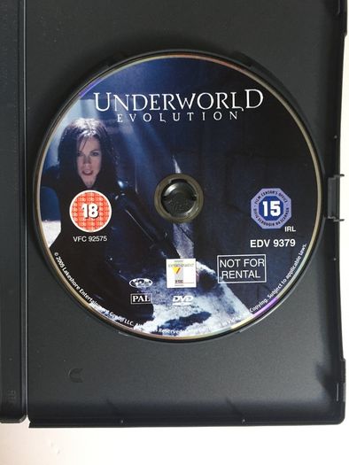 Underworld: Evolution [2006] Kate Beckinsale, Scott Speedman, Tony Curran, Shane Brolly, Steven Mackintosh, Derek Jacobi & Bill Nighy Movie DVD]