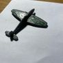 Spitfire plane vintage metal Image 2