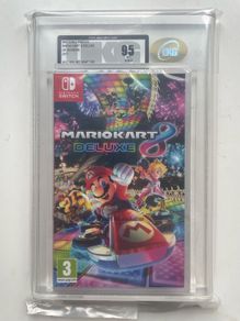 UKG Graded Mario Kart 8 Deluxe For The Nintendo Switch. Sealed and Graded 95, Mint Gold