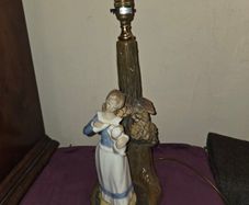 Vintage Tengra Porcelain Lamp - Fully Working
