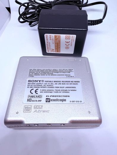 Sony Mz Nh900 Portable Minidisc Player