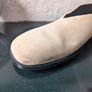 COS beige leather flat shoes Image 3