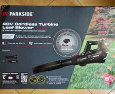 Parkside Performance 40V Cordless Brushless Hand Held Leaf Blower. Garden Household Indoor Outdoor Maintenance DIY