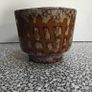 Vintage East German GDR Fat Lava style plant pot from 60s 70s, made by Strehla Image 2