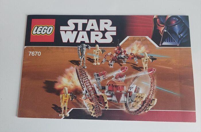 Lego Star Wars - original instructions for set 7670 - Hailfire Droid and Spider Droid - price includes postage