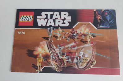 Lego Star Wars - original instructions for set 7670 - Hailfire Droid and Spider Droid - price includes postage