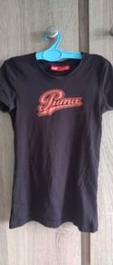Puma logo t  shirt fits adult size xs  or kids one not much worn
