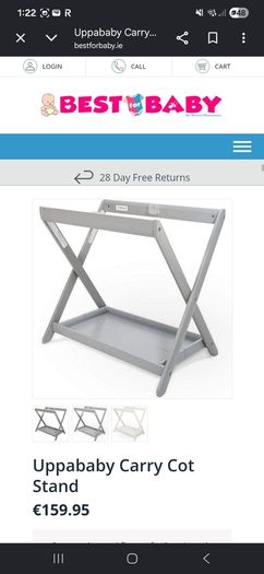 uppa baby basinet stand