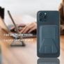 Magnetic Phone card holder wallet stand Image 2