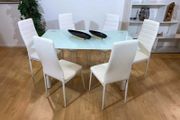Glass Dining Table Set 6 chairs FREE Delivery