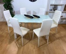 Glass Dining Table Set 6 chairs FREE Delivery
