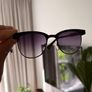 Chilli Beans Browline Sunglasses - Matte Black & Red Image 4