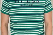 Guess Green and White Vintage T-Shirt XL