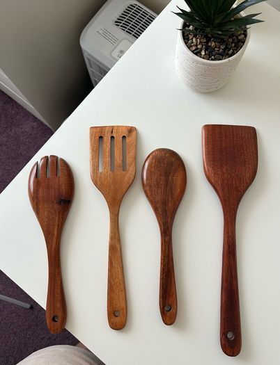 New Wooden Utensils - Set of 4