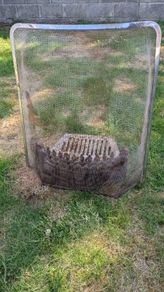 fire grate, fire front and safety grill