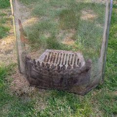 fire grate, fire front and safety grill