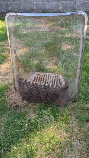 fire grate, fire front and safety grill