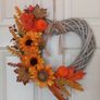 35cm Autumnal Wreath Image 4