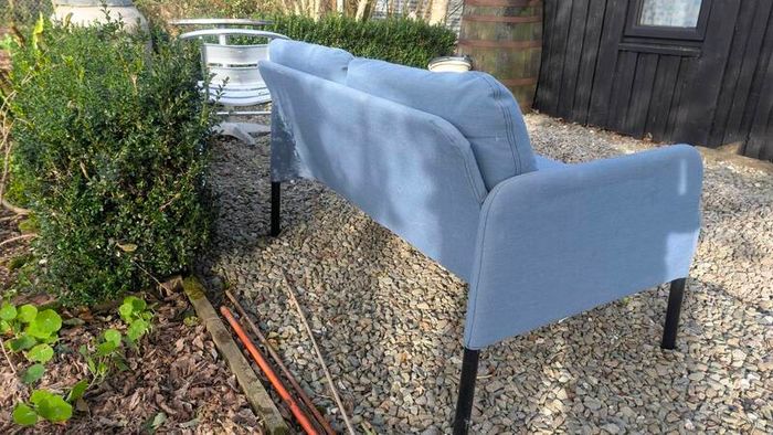 Ikea Glostad 2 Seater Sofa - Knisa Blue