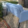 Ikea Glostad 2 Seater Sofa - Knisa Blue Image 4