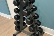 Hex Dumbbells Vertical Rack | 6 Pairs (2.5 - 15kg)