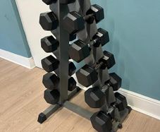 Hex Dumbbells Vertical Rack | 6 Pairs (2.5 - 15kg)