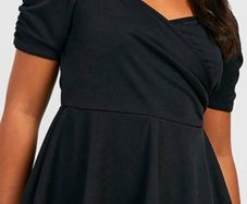 Boohoo Peplum Top