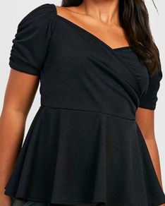 Boohoo Peplum Top