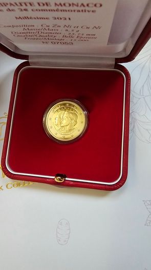 2021 Monaco Proof Marriage Prince Albert II